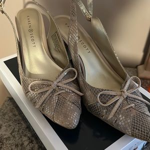 Karen Scott Snakeskin Heel